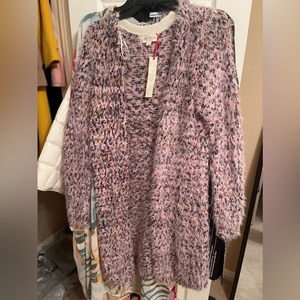 Luna moon women cardigan size small